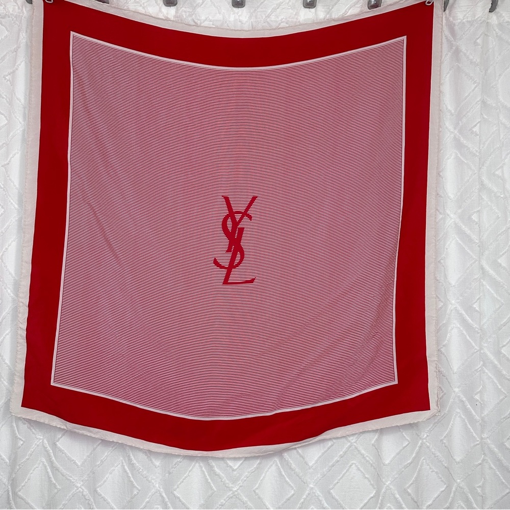YSL 1970s vintage scarf